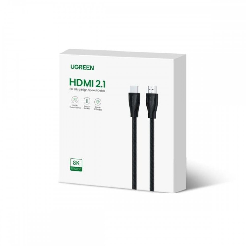 Cable HDMI M/M Retail 1m 8K/60Hz UGREEN HD140 Black 80401