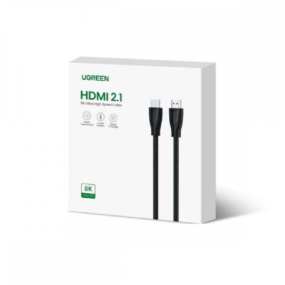 Cable HDMI M/M Retail 2m 8K/60Hz UGREEN HD140 Black 80403