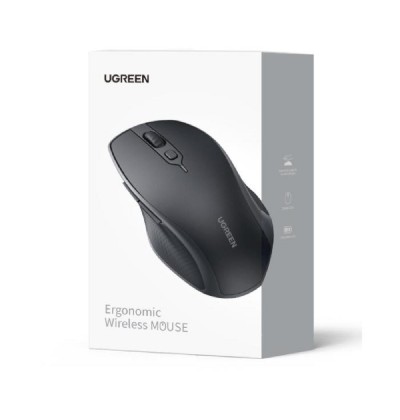 Mouse Wireless 2.4 GHz and Bluetooth UGREEN MU101 Black 90395 Mouse Wireless 2.4 GHz and Bluetooth UGREEN MU101 Black 90395