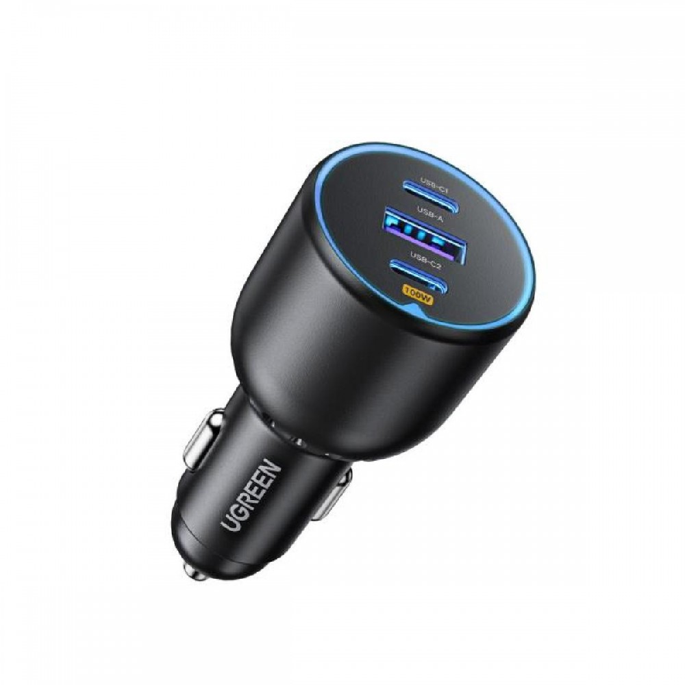 Car Charger UGREEN 130W PD3.0+QC4.0 Black 90413