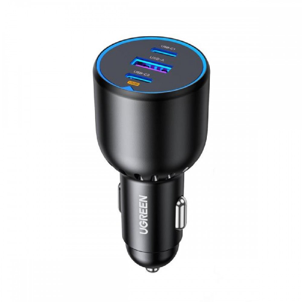 Car Charger UGREEN 130W PD3.0+QC4.0 Black 90413