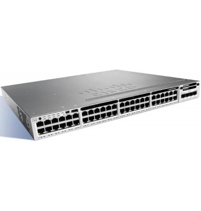 SWITCH CISCO WS-C3850-48F-E 48-Ports Gigabit POE+ 48 /w 1xPSU (PWR-C1-1100WAC) w/ Rkmnts - Refurbished SWITCH CISCO WS-C3850-48F-E 48-Ports Gigabit POE+ 48 /w 1xPSU (PWR-C1-1100WAC) w/ Rkmnts - Refurbished