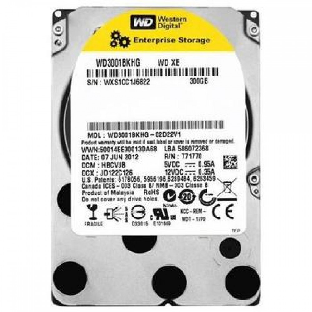 HDD WD 300GB 10K SAS 6G 2.5