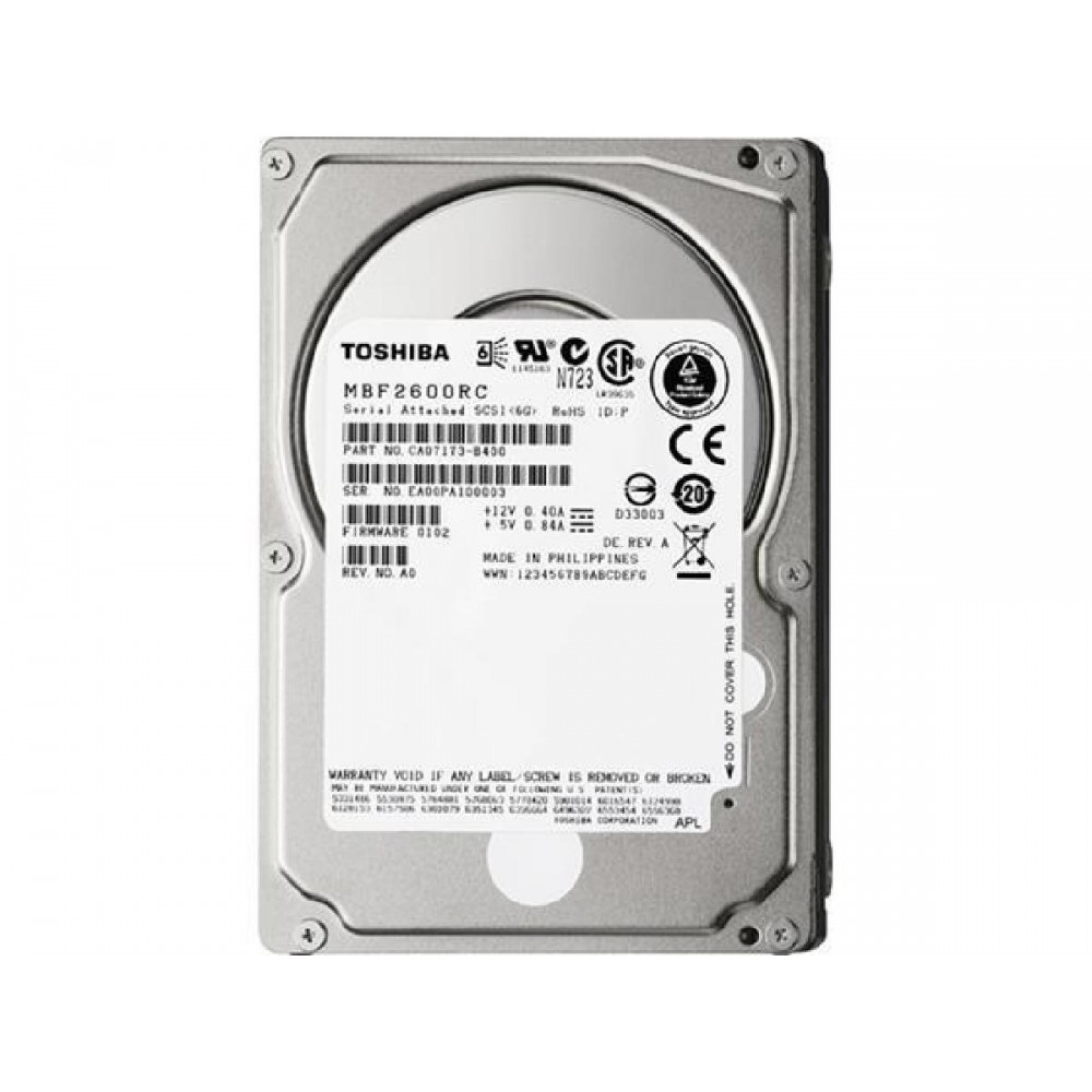 HDD TOSHIBA 600GB 10K SAS 2.5