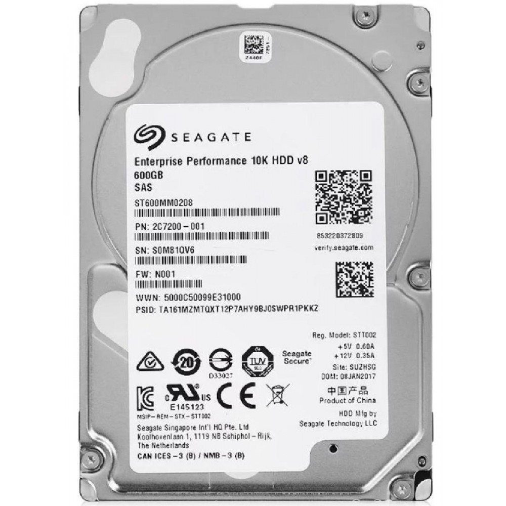 HDD SEAGATE 600GB 10K 12G SAS 2.5