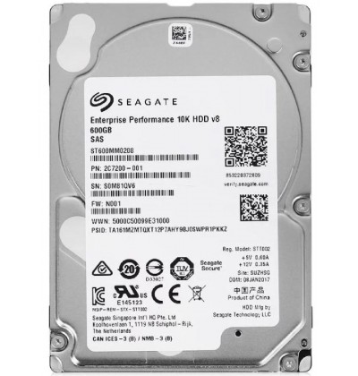 HDD SEAGATE 600GB 10K 12G SAS 2.5 HDD SEAGATE 600GB 10K 12G SAS 2.5