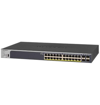 SWITCH NETGEAR FS728TP 28-Ports 10/100 (2) 1G SFP POE w/ Rkmnts - Refurbished SWITCH NETGEAR FS728TP 28-Ports 10/100 (2) 1G SFP POE w/ Rkmnts - Refurbished