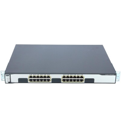 SWITCH CISCO WS-C3750G-24T-S 24-Ports Gigabit w/ Rkmnts - Refurbished SWITCH CISCO WS-C3750G-24T-S 24-Ports Gigabit w/ Rkmnts - Refurbished