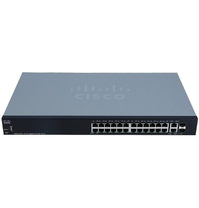 SWITCH CISCO SF200-24FP 24-Ports 10/100 (2) 1G SFP POE w/ Rkmnts - Refurbished SWITCH CISCO SF200-24FP 24-Ports 10/100 (2) 1G SFP POE w/ Rkmnts - Refurbished