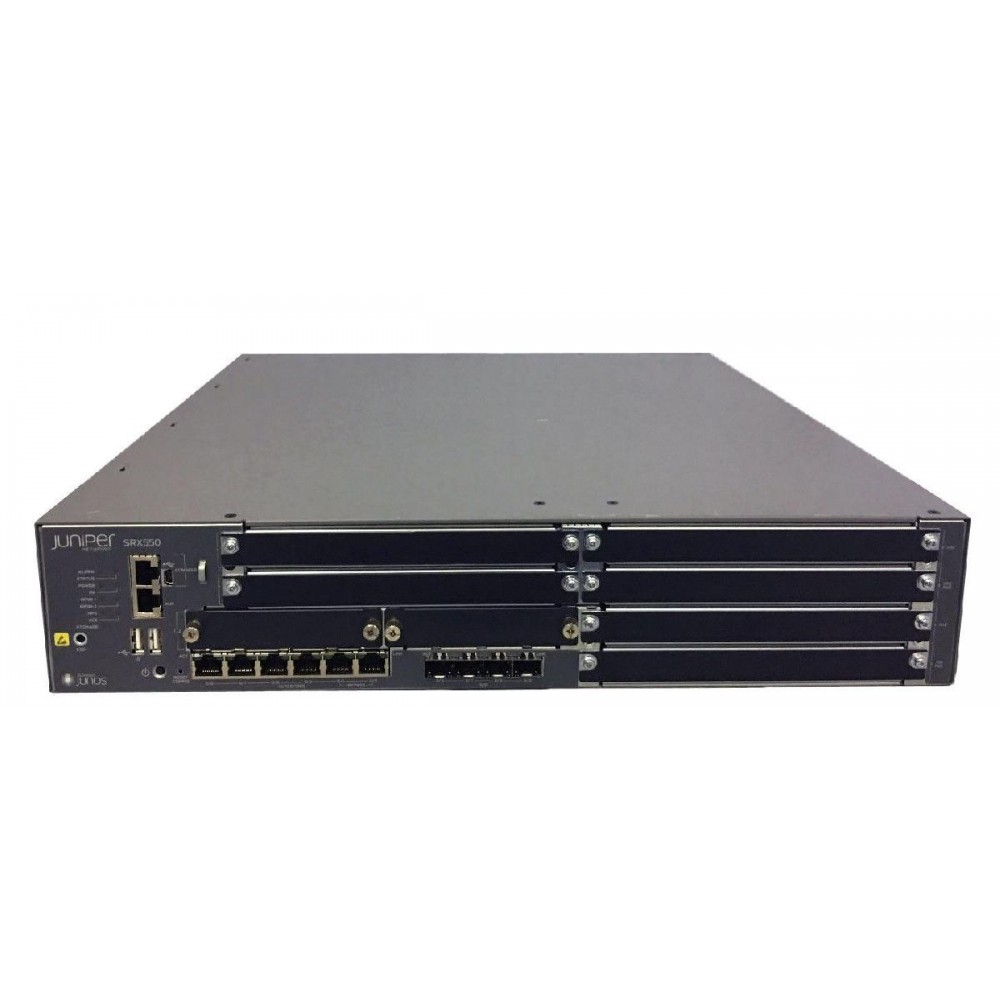 SWITCH JUNIPER FIREWALL SRX550-645AP 6-Ports Gigabit (4) 1G SFP POE /w 2x645W (740-024283) w/ Rkmnts