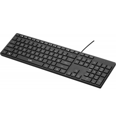 Acme KS07 Keyboard Wired USB Black German NEW - Refurbished