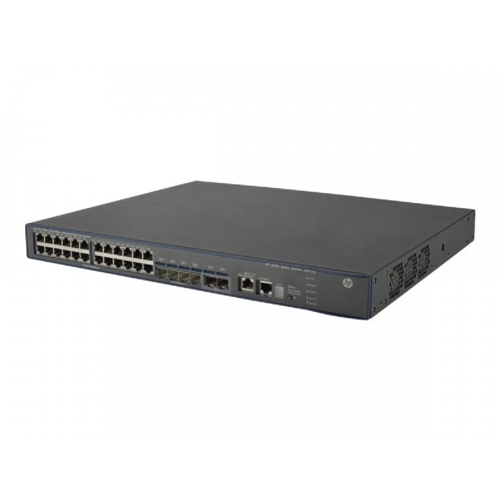 SWITCH HP A5500 JG311A 24-Ports Gigabit (4) 1G SFP 2 x PSU (JD362A) w/ Rkmnts