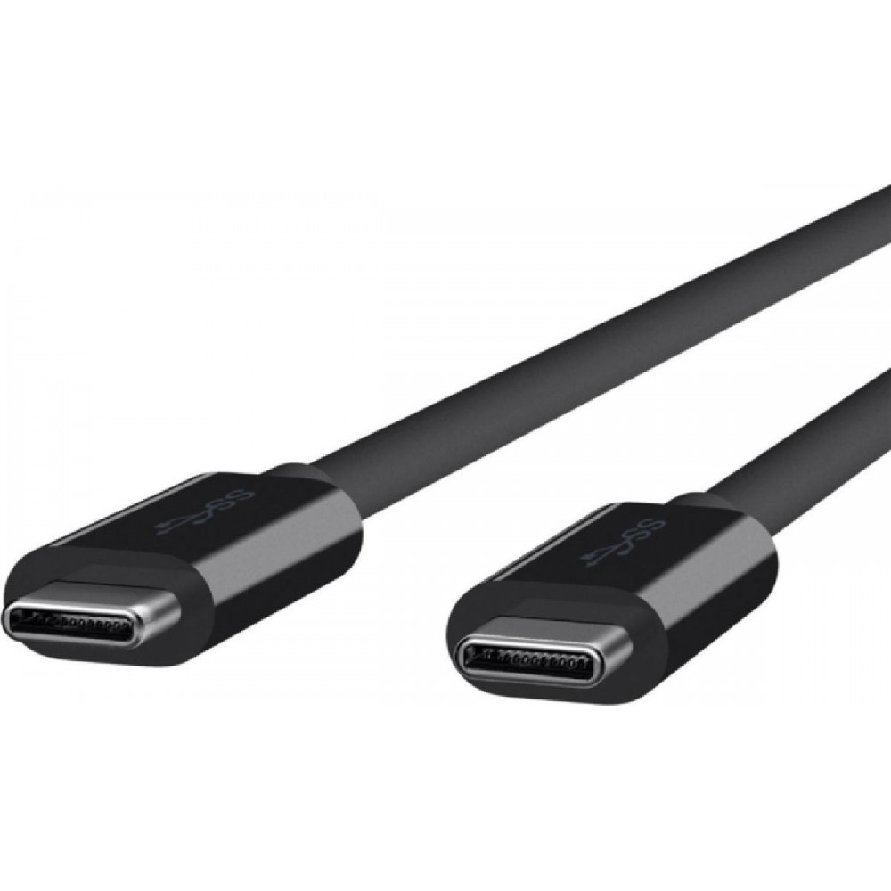 CABLE USB-C TO USB-C BLACK