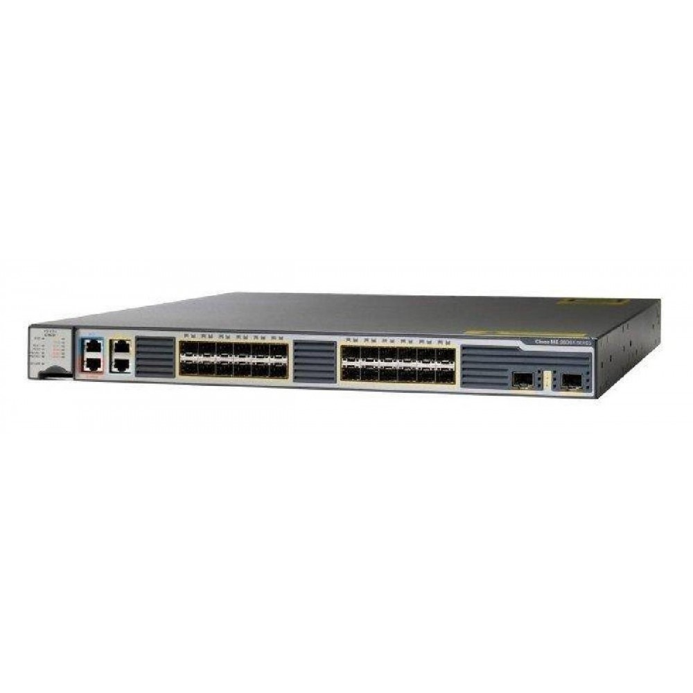 SWITCH CISCO ME-3600X-24FS-M 24-Ports Gigabit (24) 10G SFP /w 2x PSU (PWR-ME3KX-AC) w/ Rkmnts