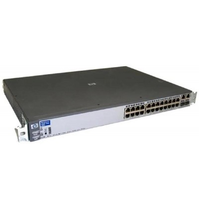 SWITCH HP ProCurve 2626 Stackable Ethernet 24-Ports 10/100 (2) 1G SFP without/ Rkmnts - Refurbished SWITCH HP ProCurve 2626 Stackable Ethernet 24-Ports 10/100 (2) 1G SFP without/ Rkmnts - Refurbished