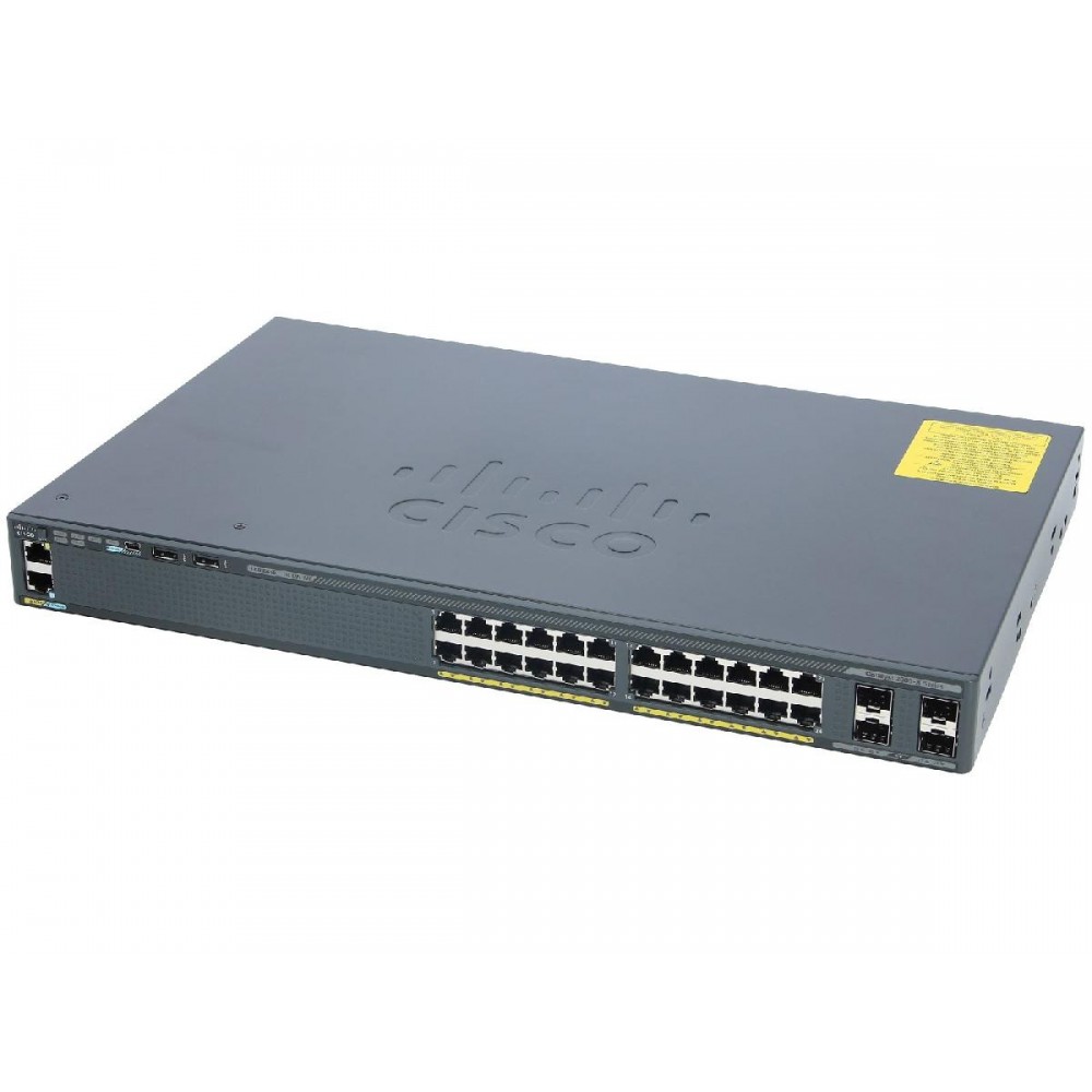 SWITCH CISCO WS-C2960X-24TS-L 24-Ports Gigabit (4) 1G SFP w/ Rkmnts