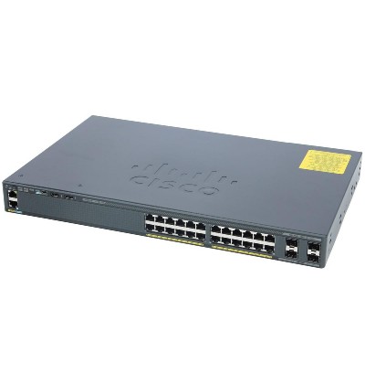 SWITCH CISCO WS-C2960X-24TS-L 24-Ports Gigabit (4) 1G SFP w/ Rkmnts - Refurbished