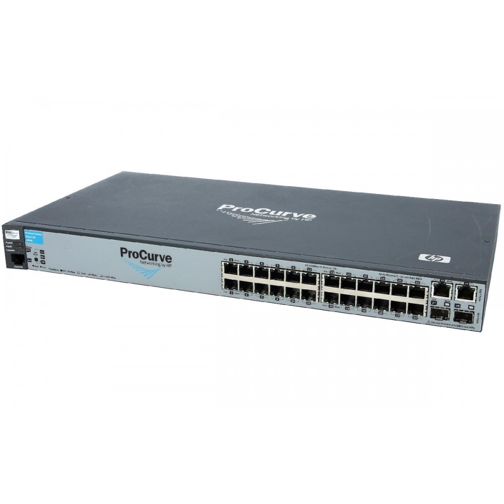 SWITCH HP 2610 J9085A 24-Ports Gigabit (2) 1G SFP POE without/ Rkmnts