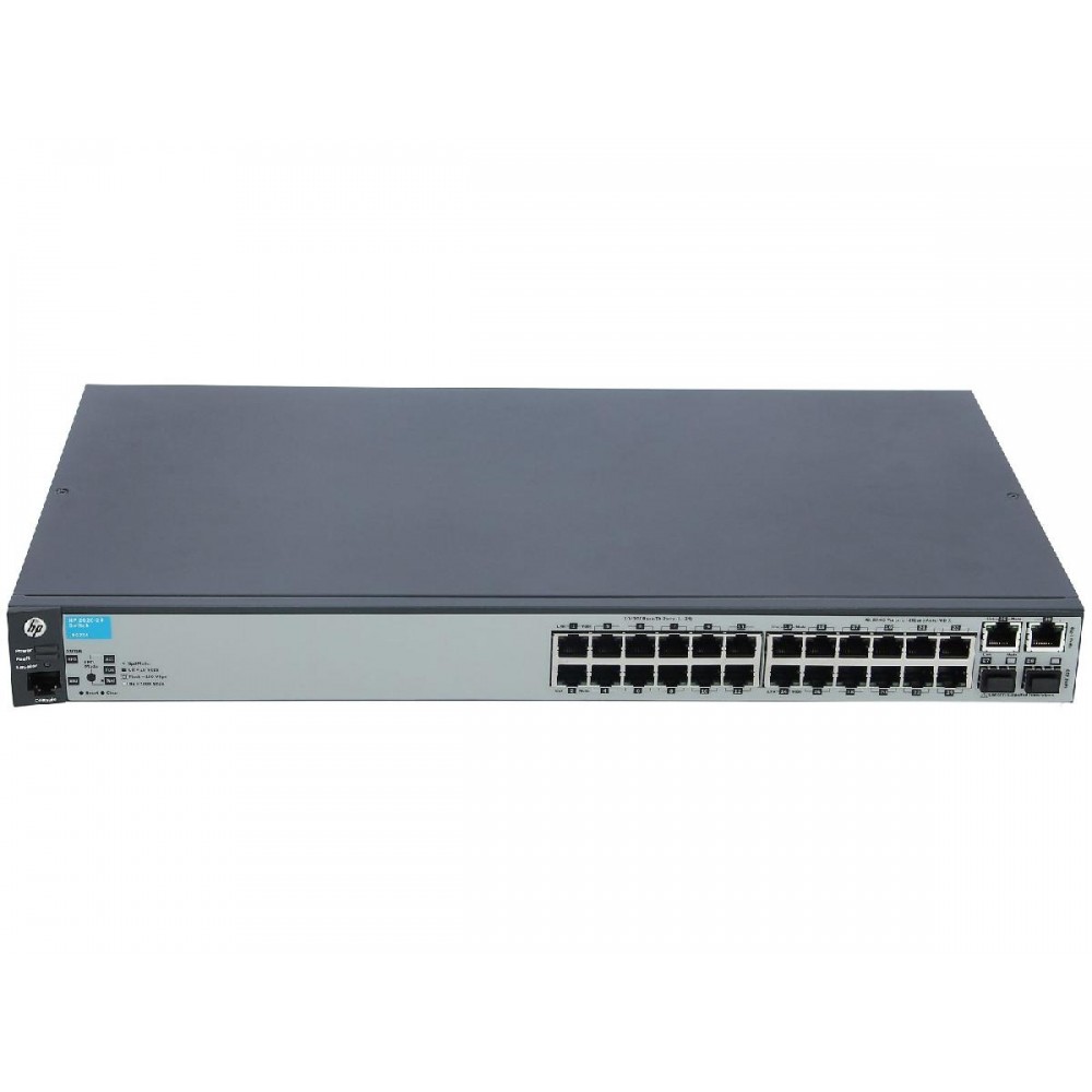 SWITCH HP E2620 J9623A 24-Ports Gigabit (2) 1G SFP w/ Rkmnts