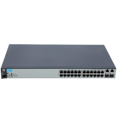 SWITCH HP Aruba E2620 24-Ports 10/100 (2) 1G SFP w/ Rkmnts - Refurbished SWITCH HP Aruba E2620 24-Ports 10/100 (2) 1G SFP w/ Rkmnts - Refurbished