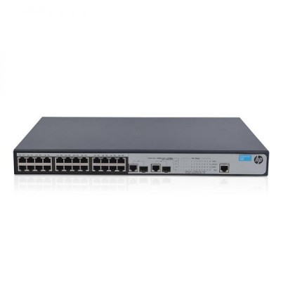 SWITCH HP 1910-24 24-Ports 10/100 (2) 1G SFP POE+ without/ Rkmnts - Refurbished SWITCH HP 1910-24 24-Ports 10/100 (2) 1G SFP POE+ without/ Rkmnts - Refurbished