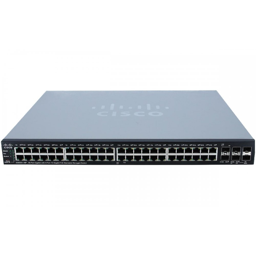 SWITCH CISCO SG500X-24-K9-G5 24-Ports Gigabit (4) 10G SFP STACKABLE MANAGED w/ Rkmnts