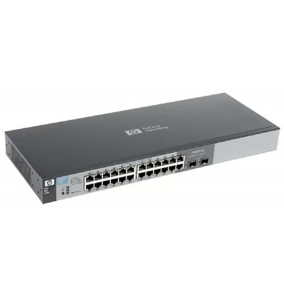 SWITCH HP PROCURVE 1810G-24 MANAGED 24-Ports Gigabit (2) 1G SFP w/ Rkmnts - Refurbished SWITCH HP PROCURVE 1810G-24 MANAGED 24-Ports Gigabit (2) 1G SFP w/ Rkmnts - Refurbished