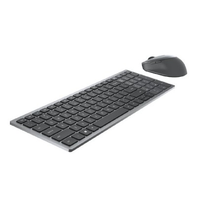 Dell KM7120W Multi-Device Keyboard & Mouse Wireless/Bluetooth Grey English US NOB - Refurbished