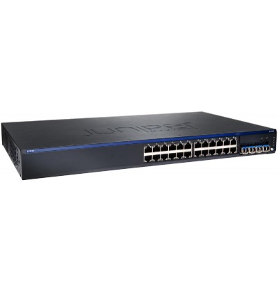 SWITCH JUNIPER EX2200 24-Ports Gigabit (4) 1G SFP w/ Rkmnts - Refurbished SWITCH JUNIPER EX2200 24-Ports Gigabit (4) 1G SFP w/ Rkmnts - Refurbished
