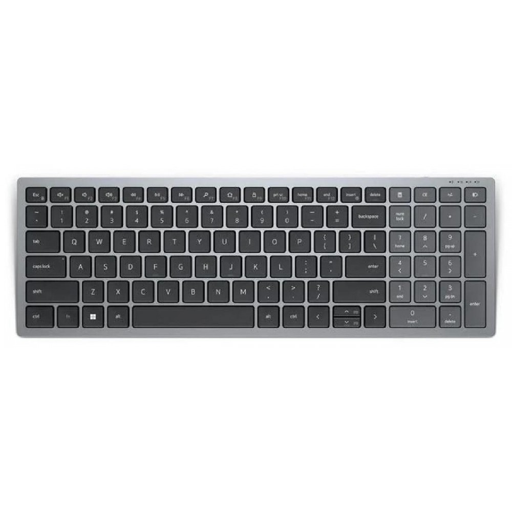 Dell KB740 Compact Multi-Device Keyboard Wireless/Bluetooth Grey Italian New Open Box - Refurbished