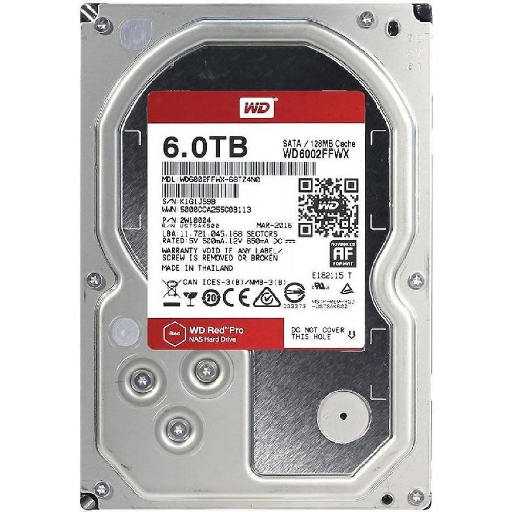 HDD WESTERN DIGITAL 6TB SATA 6G 3.5 HDD WESTERN DIGITAL 6TB SATA 6G 3.5