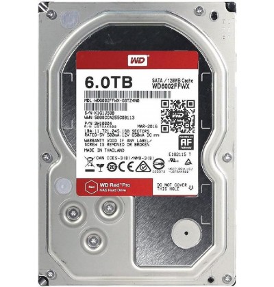 HDD WESTERN DIGITAL 6TB SATA 6G 3.5