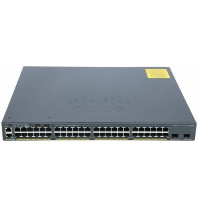 SWITCH CISCO WS-C2960X-48LPD-L 48-Ports (2) 10G SFP No w/ Rkmnts - Refurbished