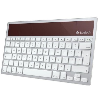 Logitech K760 Wireless Solar Keyboard Wireless/Bluetooth White Swiss - Refurbished Logitech K760 Wireless Solar Keyboard Wireless/Bluetooth White Swiss - Refurbished