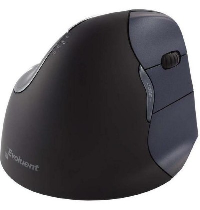 MOUSE Evoluent VerticalMouse 4 Right Wireless/Bluetooth Optical Black 135gr MAC OS Only - Refurbished