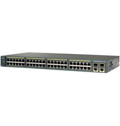 SWITCH CISCO C2960S-48TS-S 48-Ports Gigabit (2) 1G SFP No without/ Rkmnts - Refurbished
