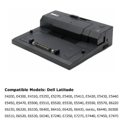 DOCKING STATION PR03X FOR DELL E-SERIES (USB 3.0) - Refurbished