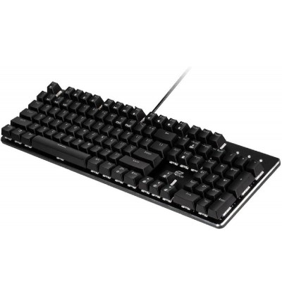 Monoprice Mechanical Backlit Keyboard With Outemu Brown Switches Wired USB Black English US NOB - Refurbished