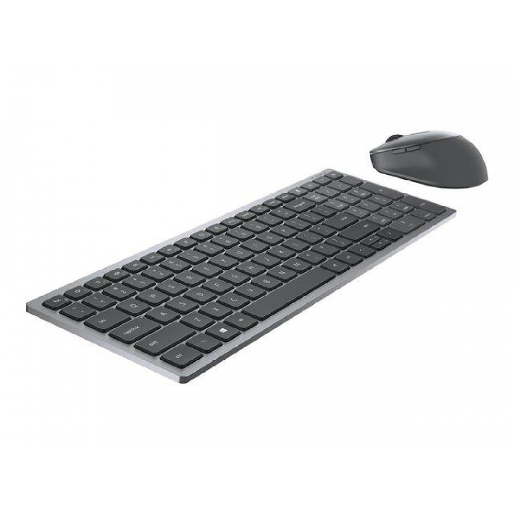Dell KM7120W Multi-Device Keyboard & Mouse Wireless/Bluetooth Grey Adriatic New Open Box - Refurbished