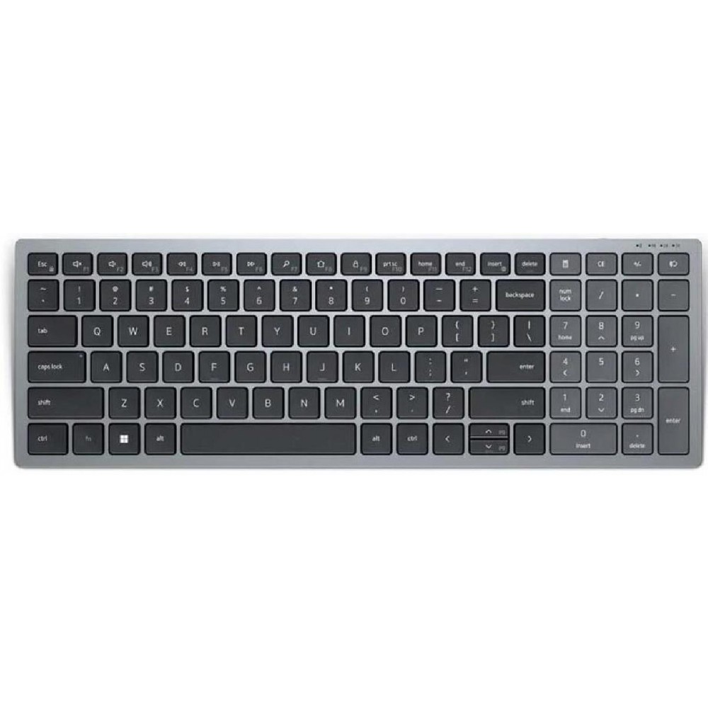 Dell KB740 Compact Multi-Device Keyboard Wireless/Bluetooth Grey English International Dell KB740 Compact Multi-Device Keyboard Wireless/Bluetooth Grey English International