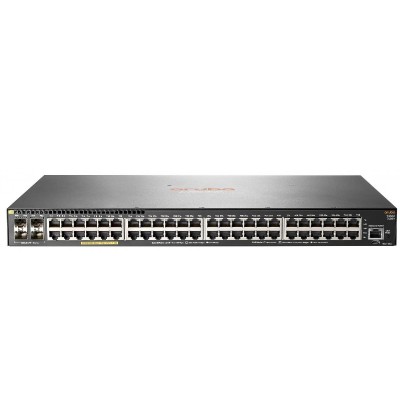 SWITCH ARUBA 2930F 48-Ports Gigabit (4) 10G SFP POE w/ Rkmnts - Refurbished SWITCH ARUBA 2930F 48-Ports Gigabit (4) 10G SFP POE w/ Rkmnts - Refurbished