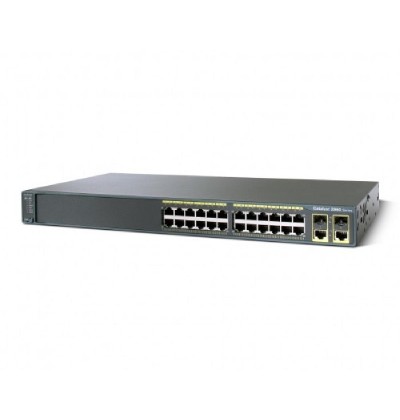 SWITCH CISCO WS-C2960-24TC-L 24-Ports 10/100 (2) 1G SFP w/ Rkmnts - Refurbished SWITCH CISCO WS-C2960-24TC-L 24-Ports 10/100 (2) 1G SFP w/ Rkmnts - Refurbished