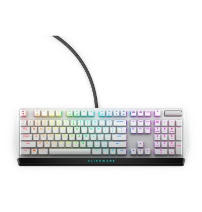 Dell Alienware AW510K MX Cherry Low Profile RGB Mechanical Gaming Keyboard Wired USB White English US New Open Box - Refurbished