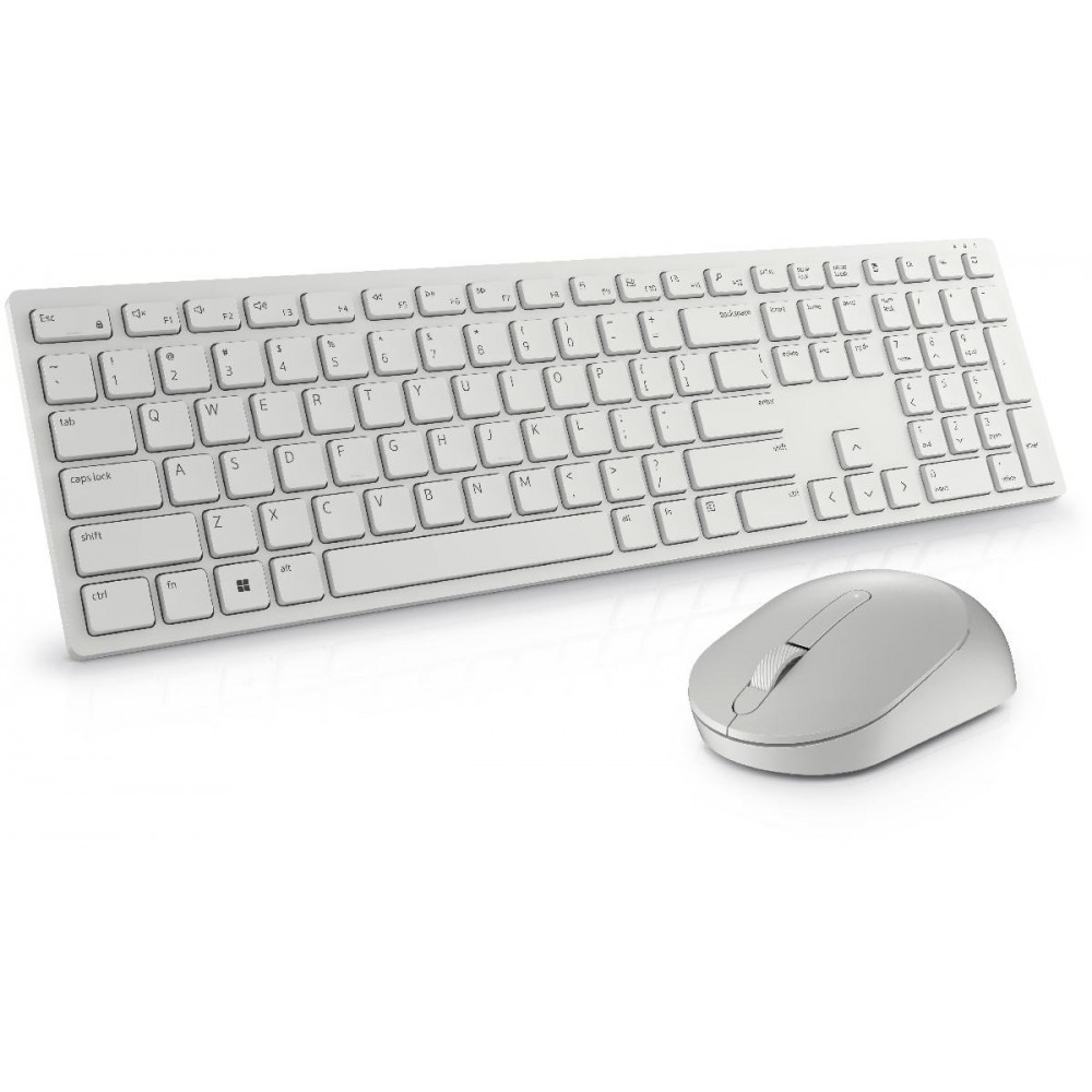 Dell KM5221W Pro Keyboard & Mouse Wireless White English International NOB Dell KM5221W Pro Keyboard & Mouse Wireless White English International NOB