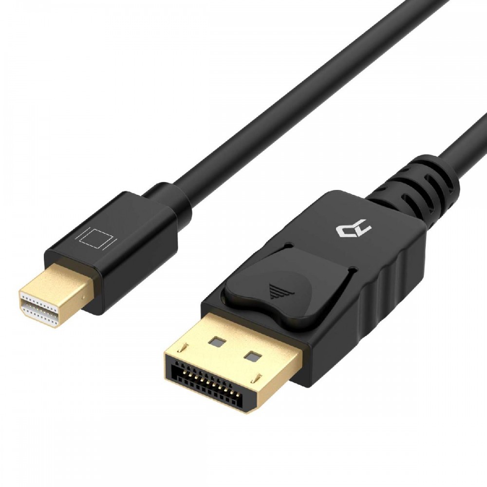 CABLE MINI-DISPLAYPORT TO DISPLAYPORT BLACK 1.8M