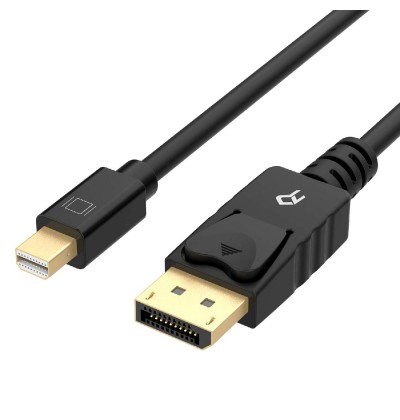 CABLE MINI-DISPLAYPORT TO DISPLAYPORT BLACK 1.8M - Refurbished CABLE MINI-DISPLAYPORT TO DISPLAYPORT BLACK 1.8M - Refurbished