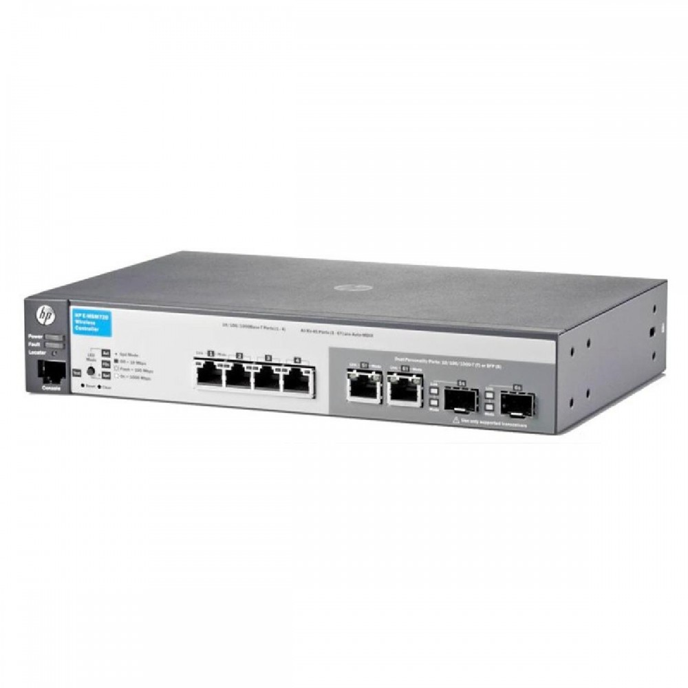 SWITCH HP MSM720 J9693A 6-Ports Gigabit Access Controller w/ Rkmnts SWITCH HP MSM720 J9693A 6-Ports Gigabit Access Controller w/ Rkmnts