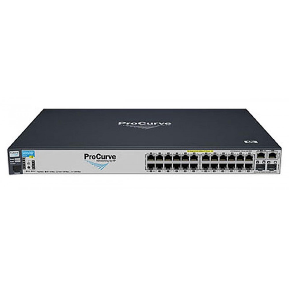 SWITCH HP ProCurve 2610-24-PWR 24-Ports 10/100 (2) 1G SFP POE w/ Rkmnts SWITCH HP ProCurve 2610-24-PWR 24-Ports 10/100 (2) 1G SFP POE w/ Rkmnts