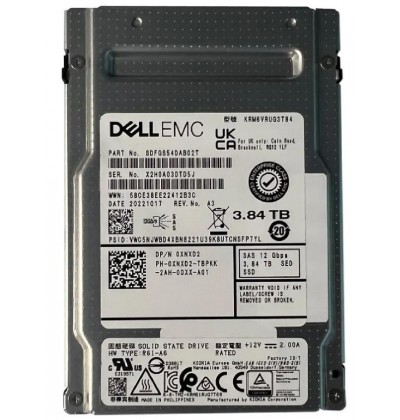 SSD DELL 3.84TB SAS 12G 2.5