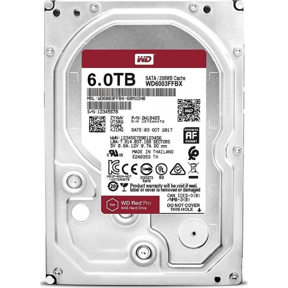 HDD WESTERN DIGITAL 6TB SATA 6G 3.5 HDD WESTERN DIGITAL 6TB SATA 6G 3.5